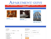 Tablet Screenshot of apartmentguysofchicago.com